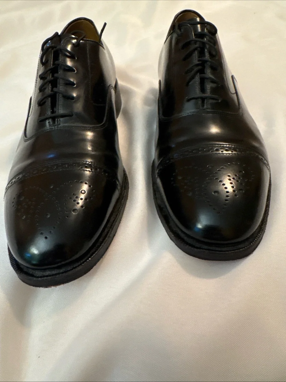 Johnston & Murphy polished black